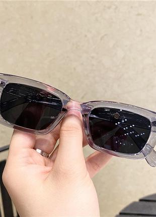 Unisex sunglasses солнцезащитные очки унисекс очки светло-серого цвета3 фото