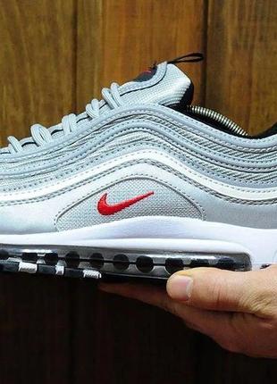 Женские кроссовки nike air max 97 silver nike air force 1 женские серые кроссовки найк аир макс найк аир форс 16 фото