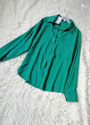 Рубашка блуза оверсайз хлопок цвета малина зелёный чёрный ткань натуральная сорочка блуза оверсайз б3 фото