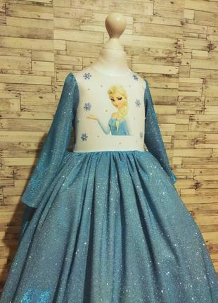 Платье эльза для девочки 3
