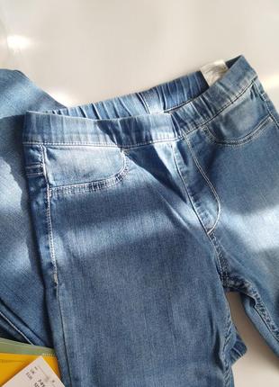 Джинсові штани h&m р. 8-9  років..3 фото