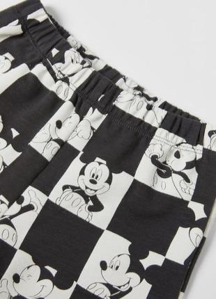 Комплект zara disney mickey микки 3-6 мес 68 см 6-9 мес 74 см 12-18 мес 86 см шорты футболка костюм комплект6 фото