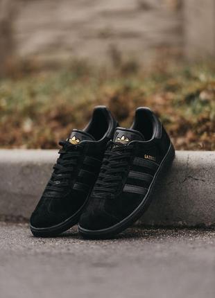 Мужские кроссовки adidas gazelle black 40-41-42-43-44-45