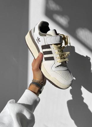 Жіночі кросівки roupas adidas forum white brown3 фото