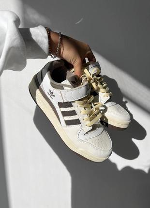Жіночі кросівки roupas adidas forum white brown5 фото
