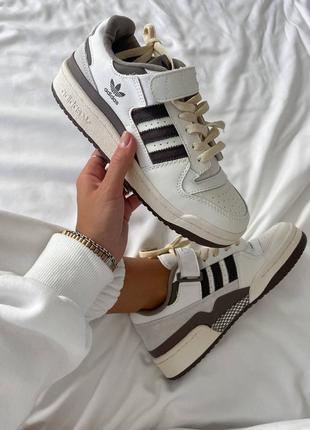 Жіночі кросівки roupas adidas forum white brown4 фото