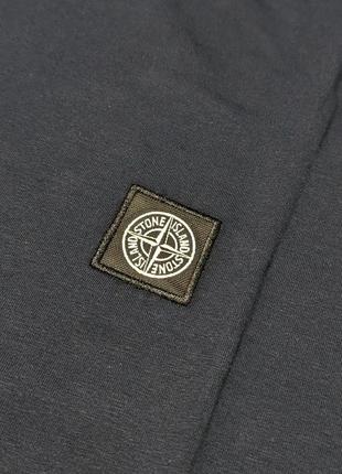 Футболка stone island 6 цветов мужская с патчем стон айленд7 фото