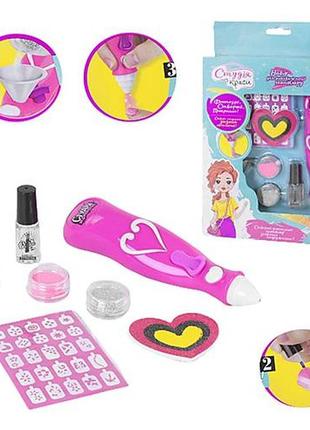 Ігровий набір fun game студія краси гарний манікюр з розпилювачем блискіток2 фото