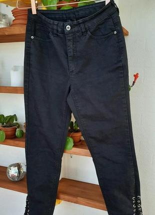 Чорні скінни джинс m/s1 фото