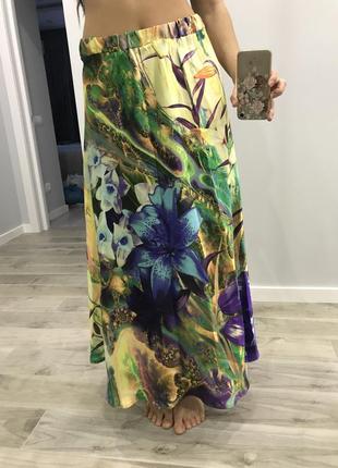 Офигенная юбка из натурального шёлка