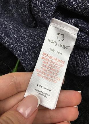 Синя кофточка на 6-9 міс 4