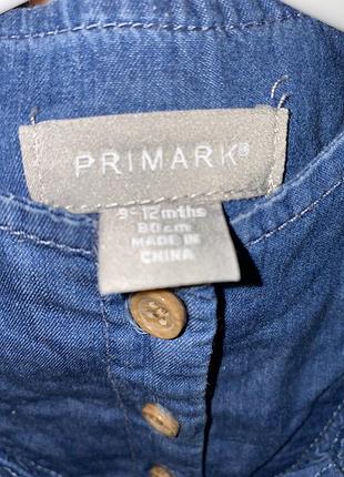Джинсовое платье primark 4