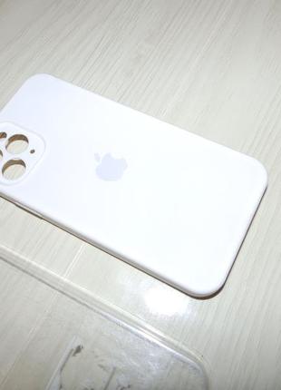 Чехол silicone case full camera protective для apple iphone 11 pro1 фото