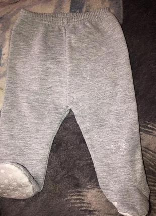 Ползунки 1-3 месяца, тепленькие