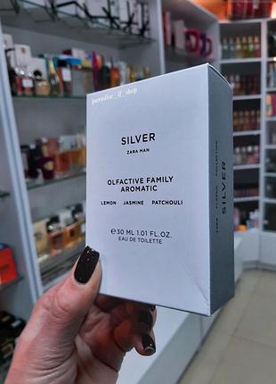 Zara silver man original  !