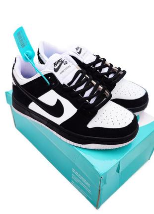 Жіночі молодіжні чорно-білі кросівки nike sb Cool 🆕 найк сб данк