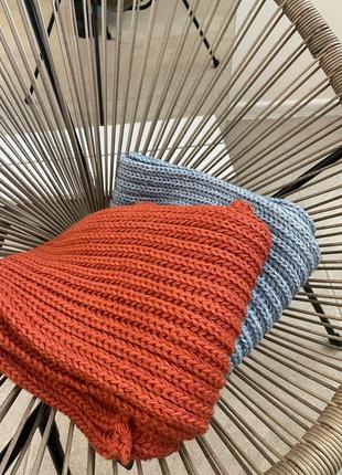 Шарф крупной вязки