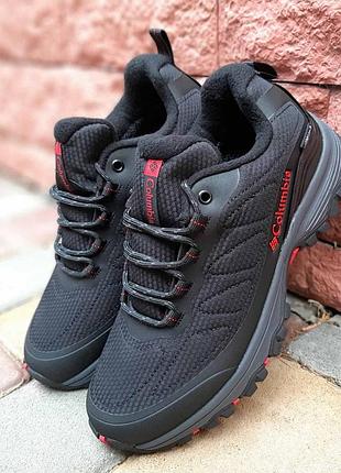 Columbia gore-tex чёрные с красным