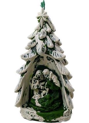 Свічка декоративна ялинка різдвяна висота 12 см вага 115 грамм