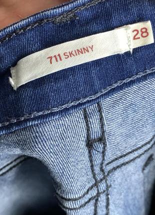 Джинси levi’s 711 skynni  оригінал5 фото