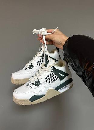 Кросівки nike air jordan 4 retro « white / beige »