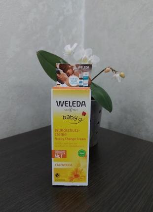 Weleda calendula. веледа календула крем під підгузок. крем под подгузник, памперс.