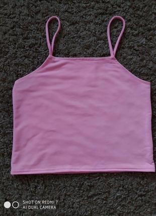 Розовый топ