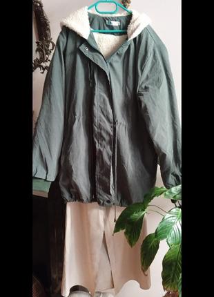 Парка исскуственный шелк р.38-40