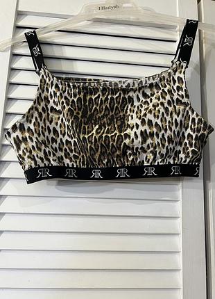 Топ river island леопард