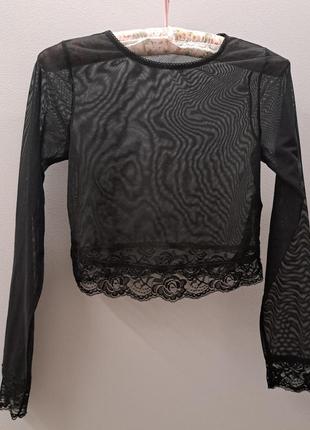 Прозрачный топ