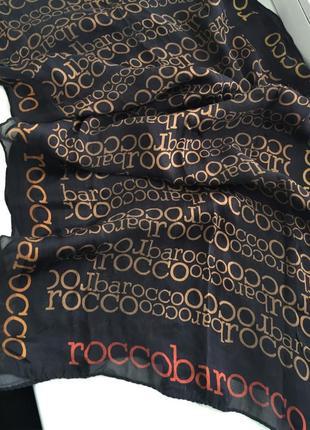 Шовковий платок roccobarocco шов роуль, шовк люкс