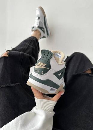 Ексклюзивні жіночі шкіряні кросівки nike air jordan 4 🆕 найк джордан9 фото