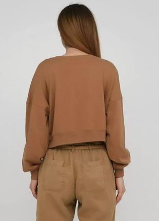 Свитшот c&amp;a lovethisplanet 2092889 xl коричневый 2