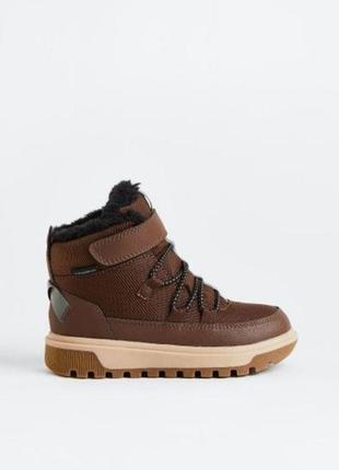 Зимові черевики, термо ботинки h&m, 32 poзмір, устілка 20,8 см2 фото