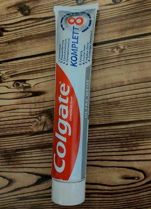 Зубна паста colgate komplett ultra weiss / colgate komplet ultra white