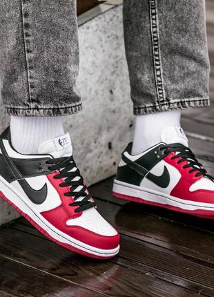 Кросівки nike sb dunk black\red