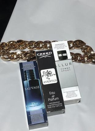 Топ 🔥 набор мужские духов, sauvage, creed aventus, allure