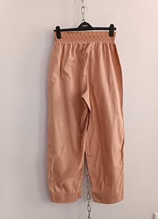 Штаны брюки свободного кроя высокий пояс-резинка oysho, 165/66 cm5 фото