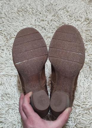 Кожаные ботинки фирмы clarks carleta размер 41.полусапожки, ботинки6 фото