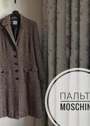 Пальто moschino. оригинал.1 фото