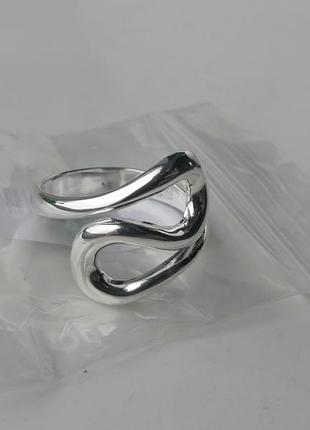 Посеребренное кольцо 3