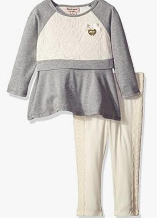 Juicy couture комплект набор для девочки лосины туника