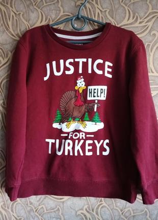 (282) чудовий світшот унісекс rebel by primark 9/10 років