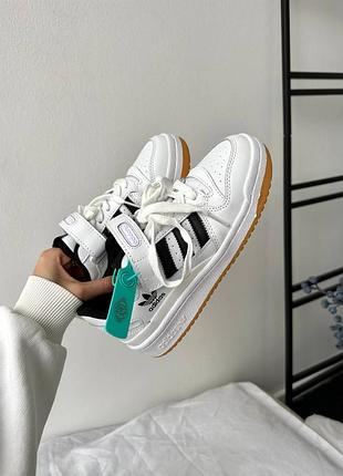 Кросівки adidas forum white/black classic