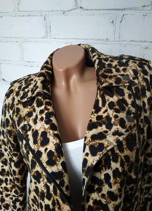 Куртка косуха леопардова котон5 фото