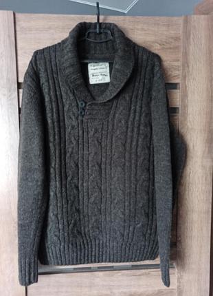 Теплий светр, пуловер з додаванням вовни angelo litrico