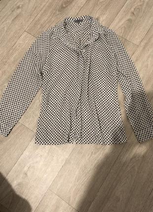 Блуза рубашка у горошок