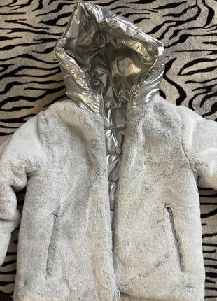 Куртка курточка двусторонняя детская chicco5 фото
