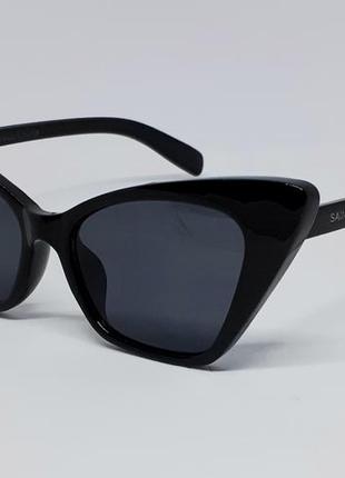 Женские в стиле yves saint laurent солнцезащитные очки черные