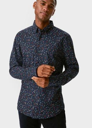 Сорочка чоловіча c&a slim fit original нова з бірками